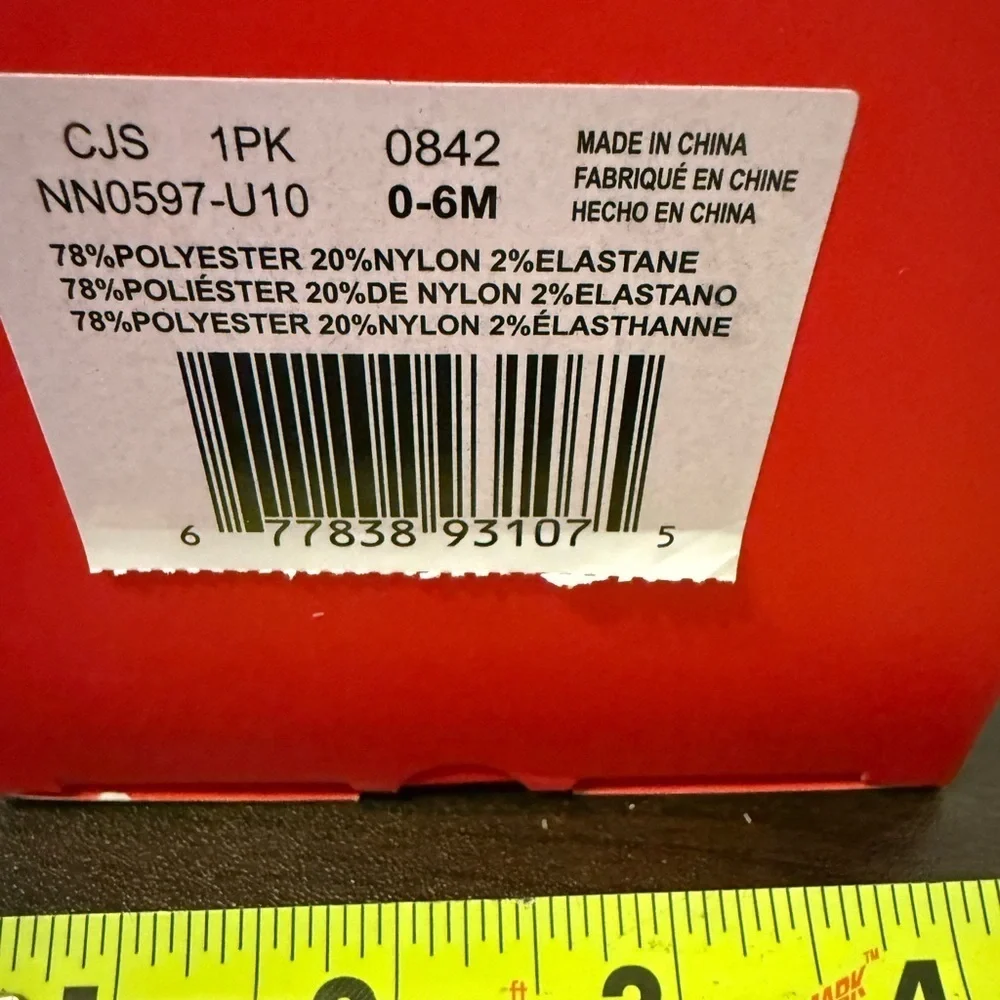 Nike Infant Booties in Red “ornament” NIB